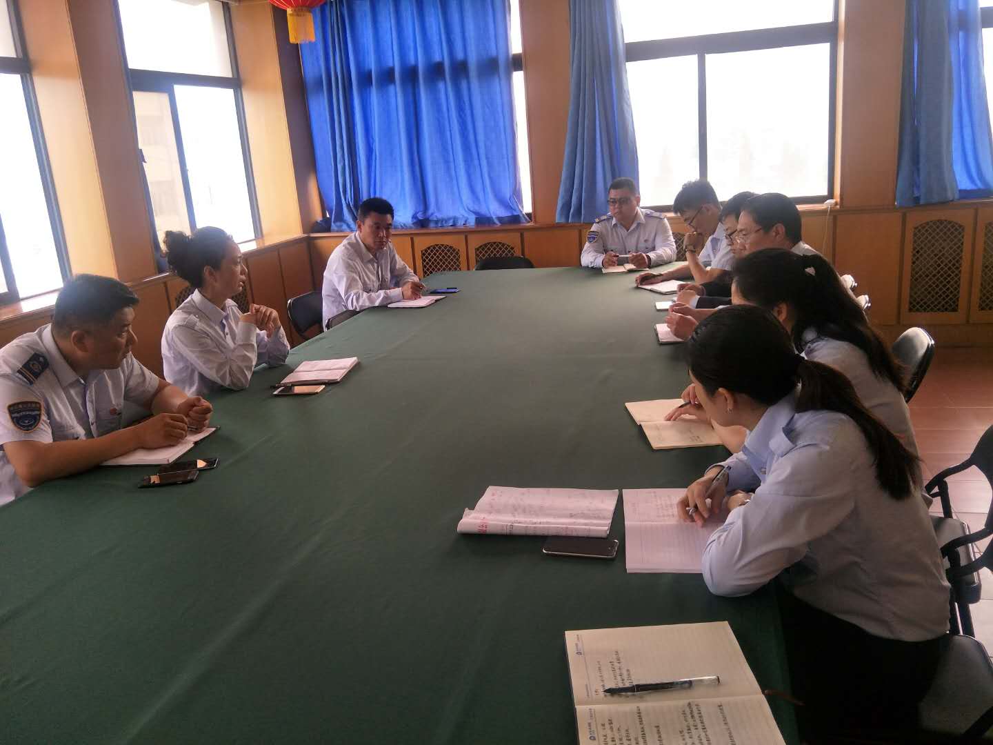 公交集团佳连公司组织开展创文工作会